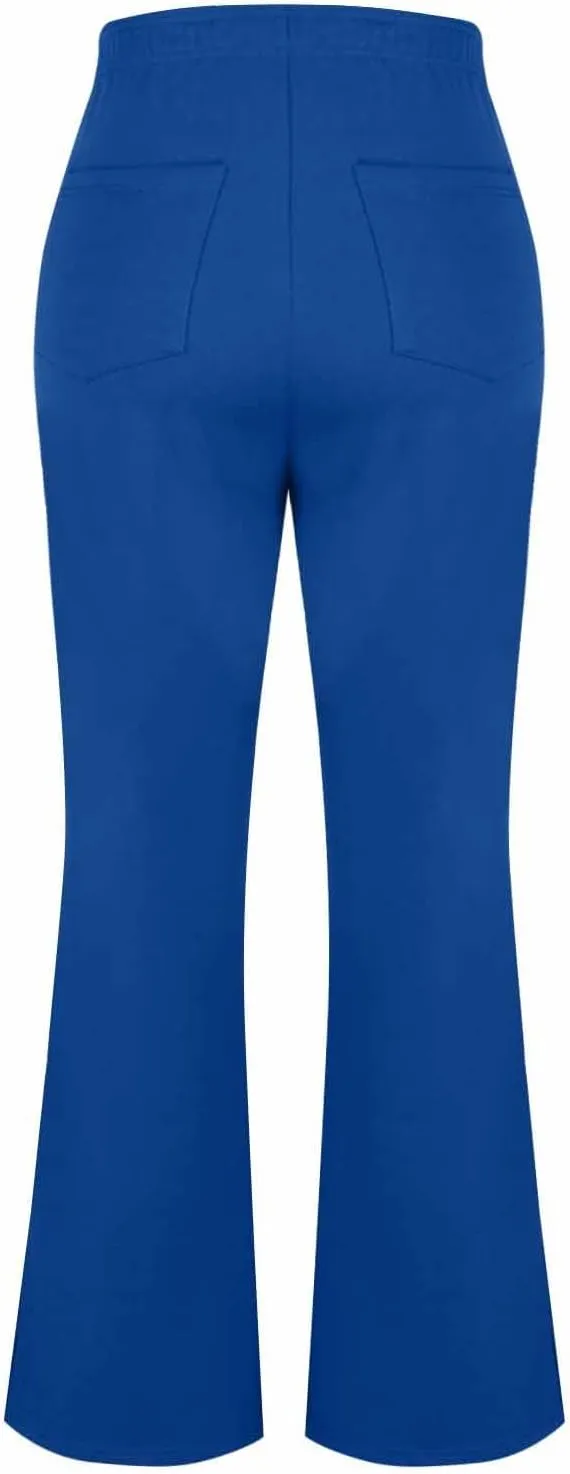Women's Bootcut Yoga Pants Split Hem Flare Leggings High Waisted Wide Leg Sweatpants Tummy Control Workout Pants