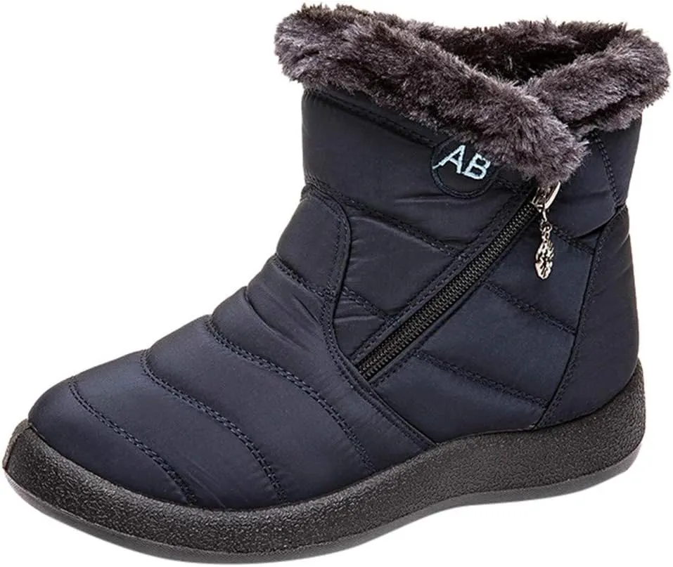 Womens Brown Snow Boots Size 11 Womens Winter Boots Size 12 Wide Width Winter Shoes for Women Waterproof Snow 8.5 Wide Width Womens Winter Boots Botas Negras De Invierno De Mujer