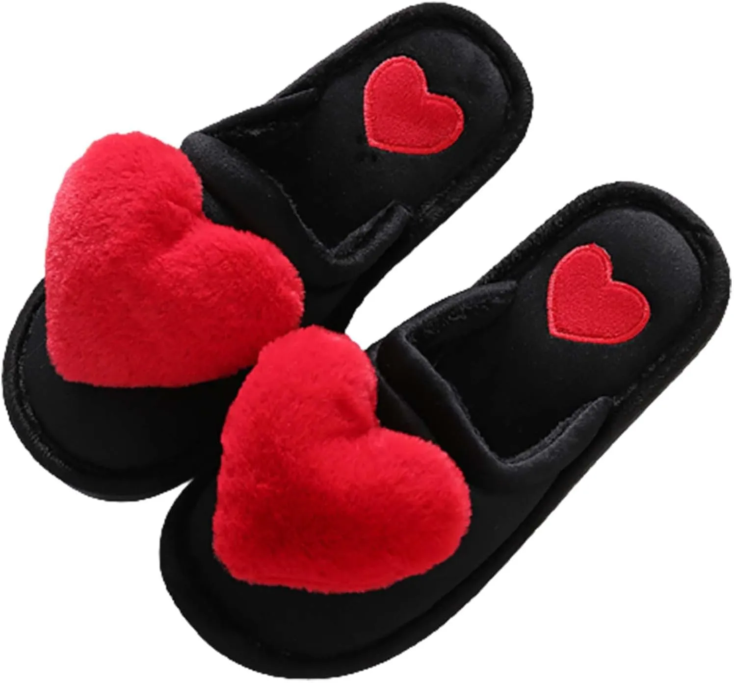 Womens Fuzzy Fluffy Cozy Warm Super Soft Slippers - Winter Indoor Plush Slippers for Men & Women - Anime Christmas Snow Globes Gifts 2023