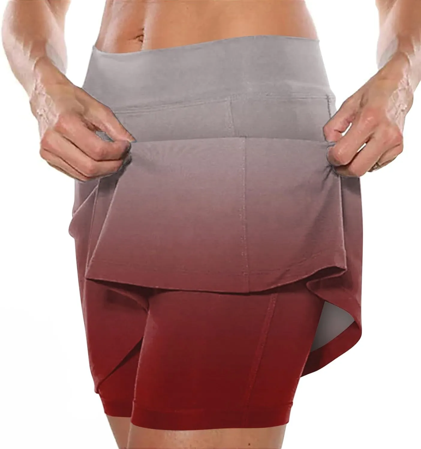 Women's Skorts with High Waisted Sopft Tennis Skirts with Pockets Shorts Pickleball Running Athletic Outfits Summer