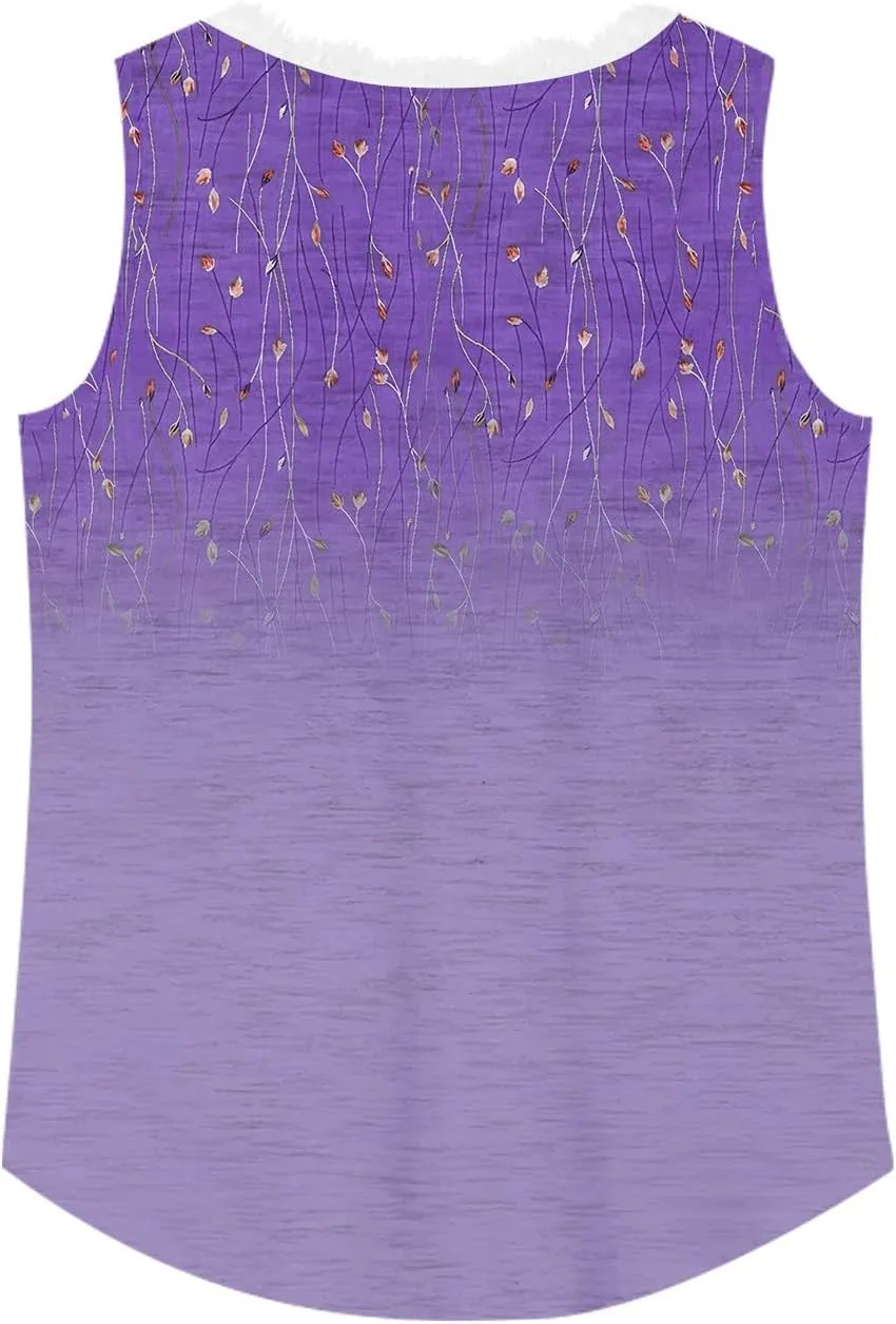 Womens Summer Tank Tops Loose Fit Lace V Neck Sleeveless Shirts Dressy Basic Trendy Flowy Going Out Tank Tops