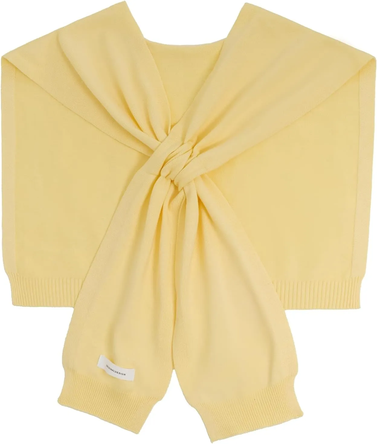 Women's Sweater Shawl Wraps Sleeves Knitted Collar Sweater Scarf Top Casual Lightweight Shoulder Cape Accessories