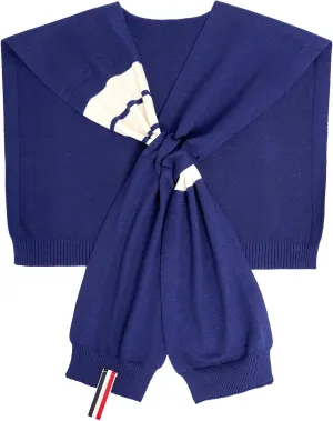 Women's Sweater Shawl Wraps Sleeves Knitted Collar Sweater Scarf Top Casual Lightweight Shoulder Cape Accessories
