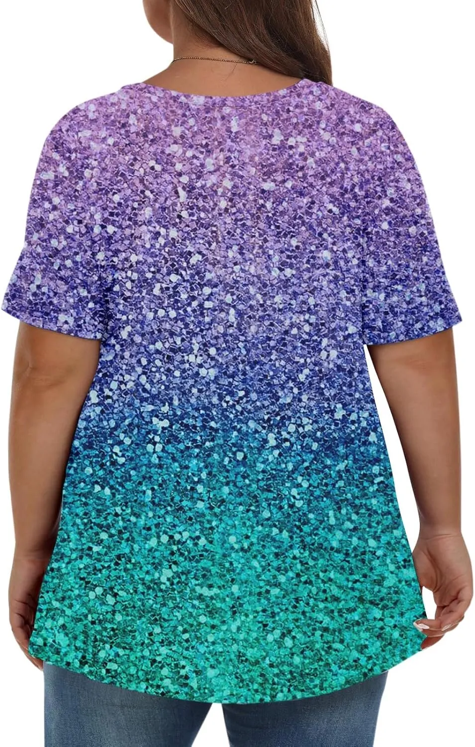Womens Tops Dressy Fashion V Neck Short Sleeve Dressy Tops for Women Summer Animal Print Shirt Loose Fit Blouse