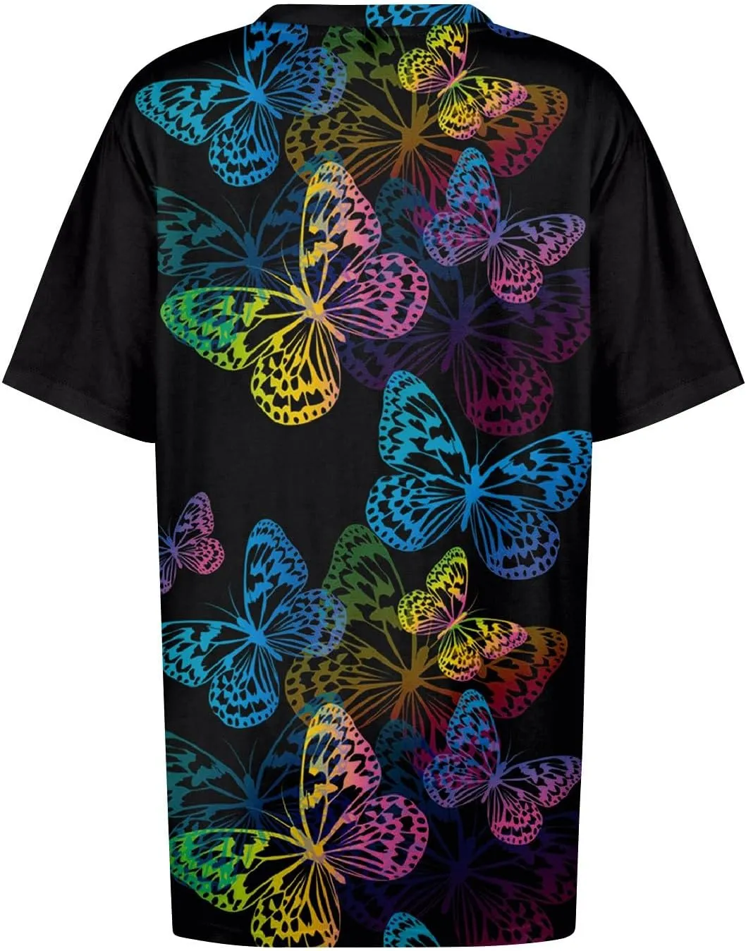 Womens Tops Dressy Fashion V Neck Short Sleeve Dressy Tops for Women Summer Animal Print Shirt Loose Fit Blouse