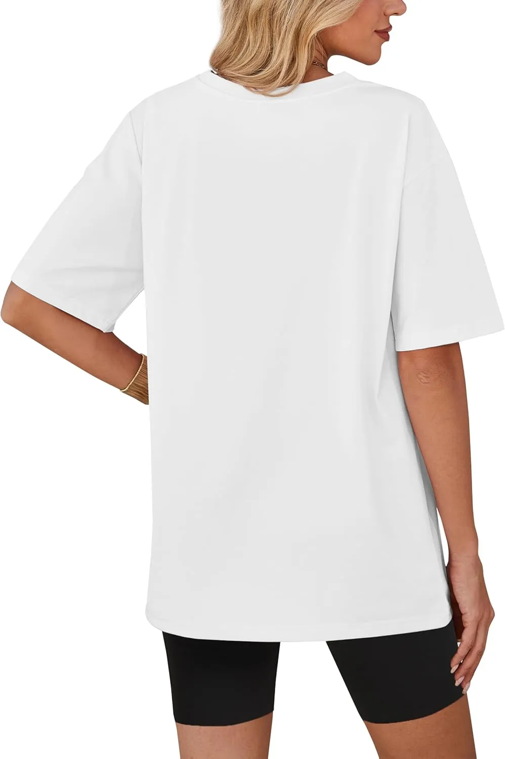 YUCOLEN Oversized T Shirts for Women Loose Fit Short Sleeve Crewneck Plus Size Tops UPF 50  Casual Workout Summer Tees