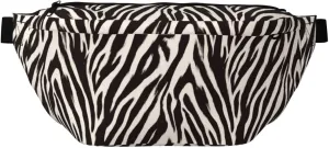 Zebra Striped Pattern Fanny Pack For Women Man, Waist Belt Bag Crossbody For Sports Travel Hiking Running Jogging